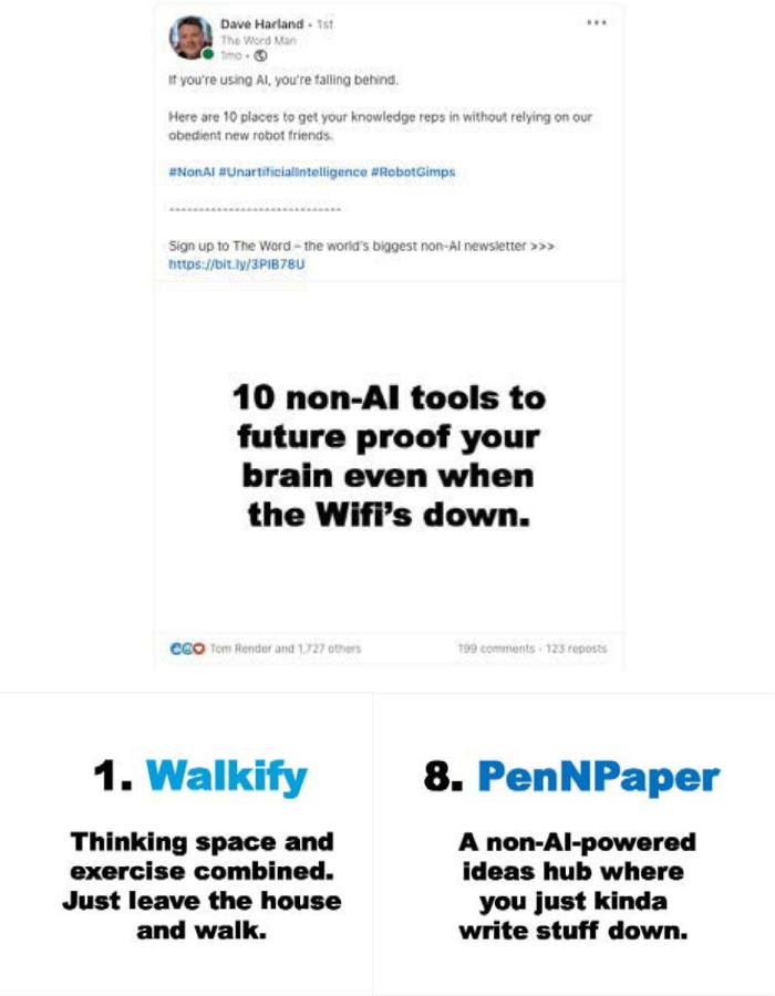 Dave Harland – Copywriting vs. AI