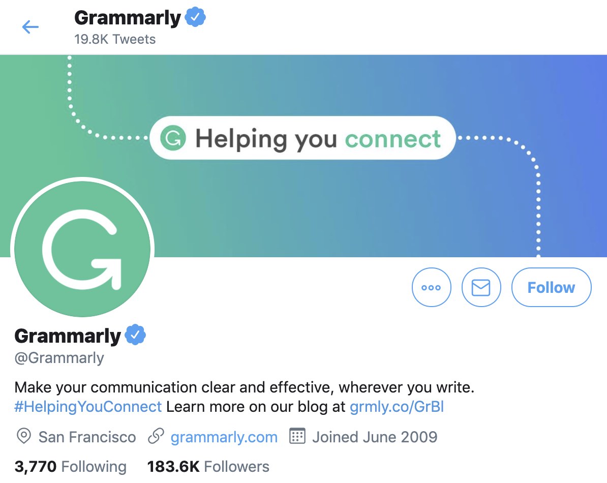 Grammarly Twitter Header