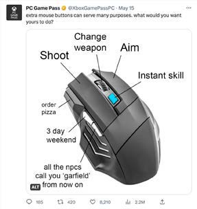 PC Game Pass – Extra mouse buttons