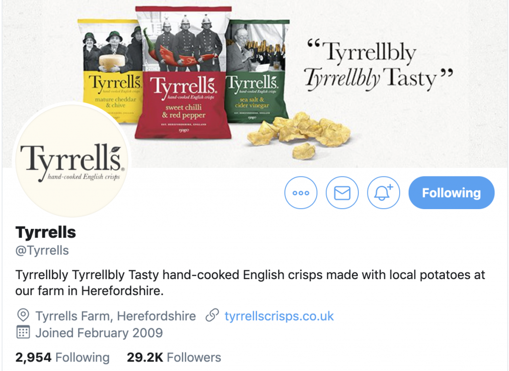 Tyrrells twitter funny