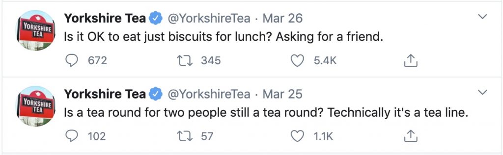 More funnies from Yorkshire Tea
